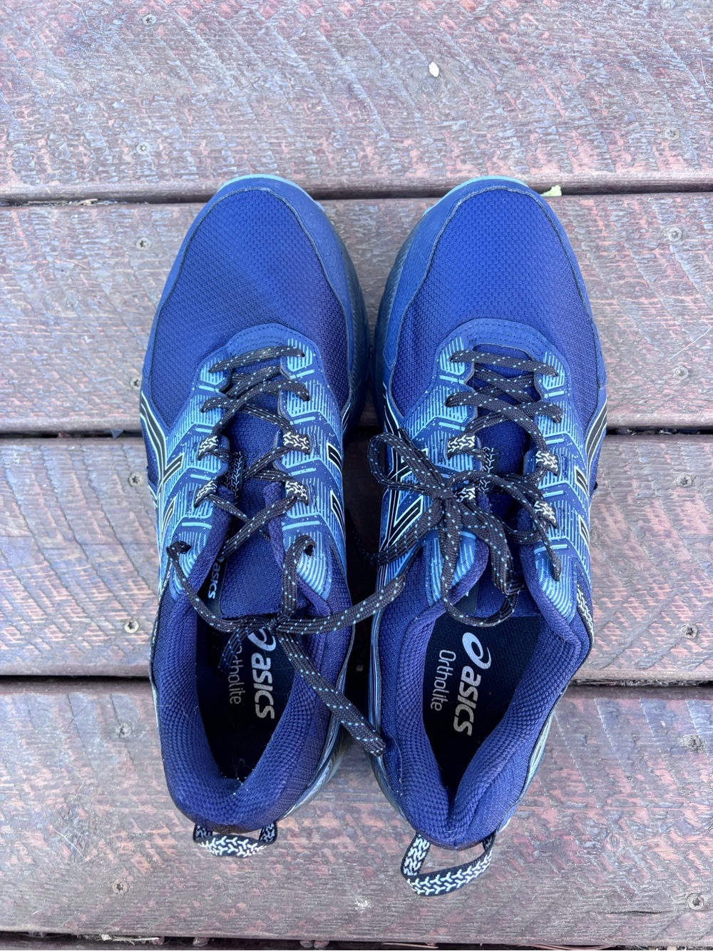 ASICS Men's Blue Athletic Running Shoes